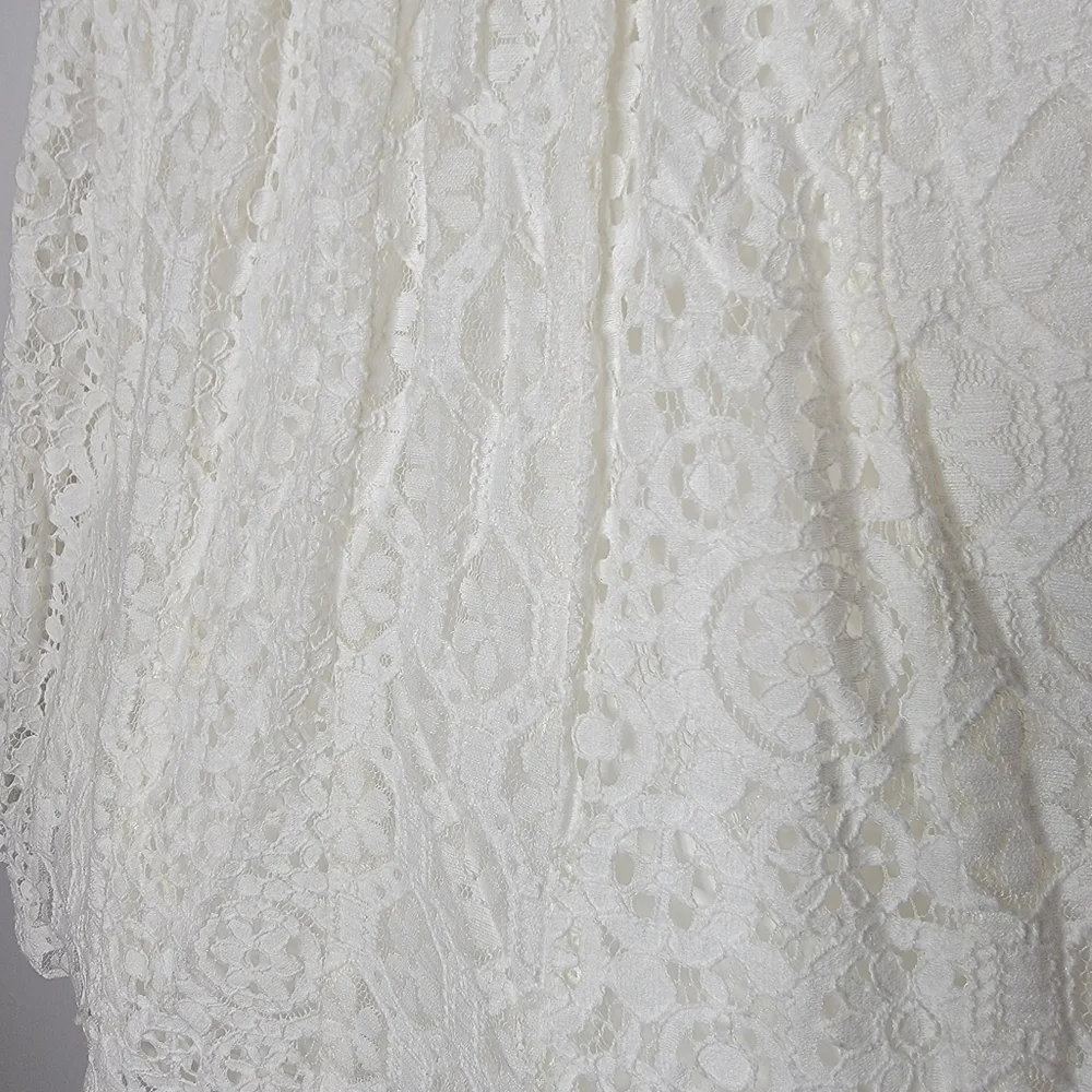 Lilly Pulitzer White Strapless Lace Dress - Picture 7 of 12